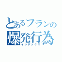 とあるフランの爆発行為（インデックス）