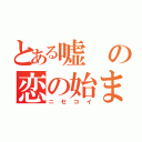 とある嘘の恋の始まり（ニセコイ）