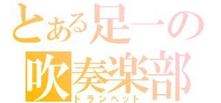 とある足一の吹奏楽部（トランペット）