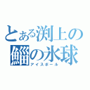 とある渕上の鯔の氷球（アイスボール）