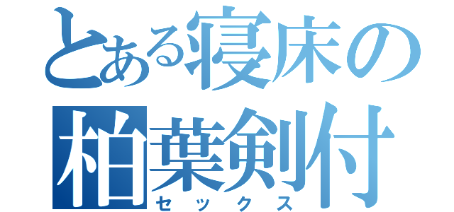 とある寝床の柏葉剣付騎士鉄十字章（セックス）