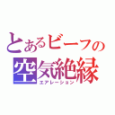 とあるビーフの空気絶縁（エアレーション）