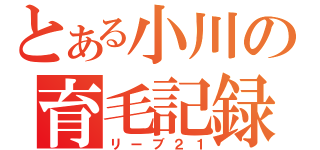 とある小川の育毛記録（リーブ２１）