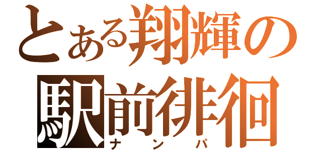 とある翔輝の駅前徘徊（ナンパ）