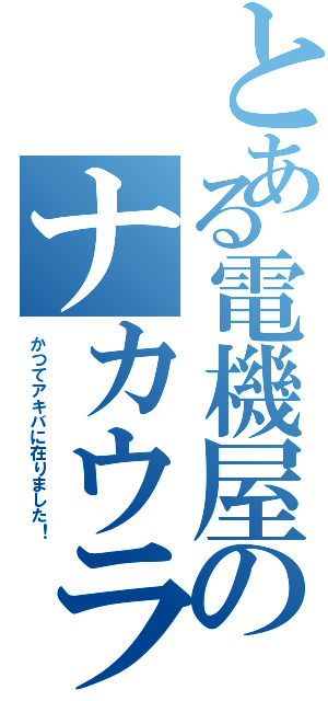 とある電機屋のナカウラ（かつてアキバに在りました！）