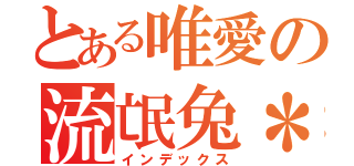 とある唯愛の流氓兔＊（インデックス）