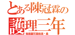 とある陳冠霖の護理三年五班（我很蠢可是我很溫柔）