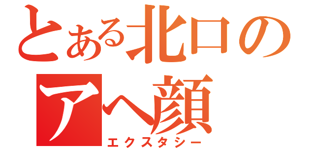 とある北口のアヘ顔（エクスタシー）