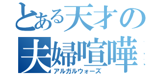 とある天才の夫婦喧嘩（アルガルウォーズ）