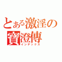 とある激淫の寶澄傳（インデックス）