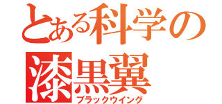 とある科学の漆黒翼（ブラックウイング）