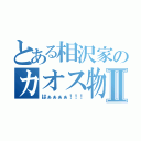 とある相沢家のカオス物語Ⅱ（はぁぁぁぁ！！！）