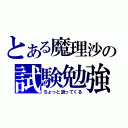 とある魔理沙の試験勉強（ちょっと逝ってくる）