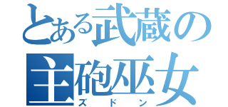 とある武蔵の主砲巫女（ズドン）