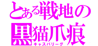 とある戦地の黒猫爪痕（キャスパリーグ）