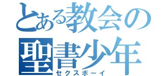 とある教会の聖書少年（セクスボーイ）