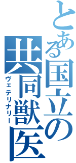 とある国立の共同獣医（ヴェテリナリー）