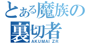 とある魔族の裏切者（ＡＫＵＭＡＩＺＲ）