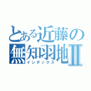 とある近藤の無知羽地Ⅱ（インデックス）