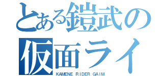 とある鎧武の仮面ライダー（ＫＡＭＥＮＥ ＲＩＤＥＲ ＧＡＩＭ）