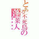 とある不死鳥の蓬莱人（藤原妹紅）