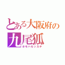 とある大阪府の九尾狐（ホモハセッカチ）