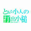 とある小人の打出小槌（大きくなぁれ！！）