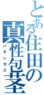 とある住田の真性包茎（パチンカス）