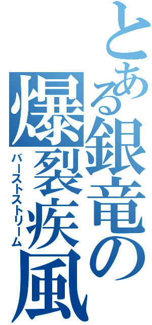 とある銀竜の爆裂疾風弾（バーストストリーム）