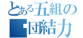 とある五組の〜団結力〜（）