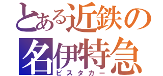 とある近鉄の名伊特急（ビスタカー）