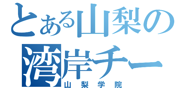 とある山梨の湾岸チーム（山梨学院）