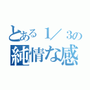 とある１／３の純情な感情（）