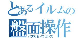 とあるイルムの盤面操作（パズル＆ドラゴンズ）