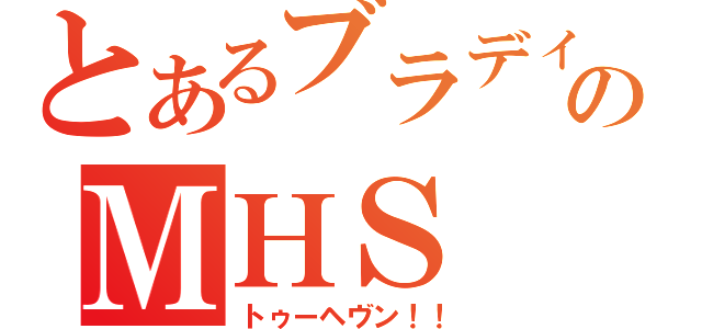 とあるブラディアのＭＨＳ（トゥーヘヴン！！）