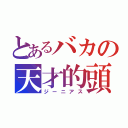 とあるバカの天才的頭脳（ジーニアス）