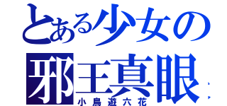 とある少女の邪王真眼（小鳥遊六花）