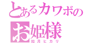 とあるカワボのお姫様（如月ヒカリ）