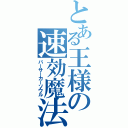 とある王様の速効魔法（バーサーカーソウル）