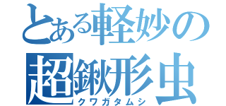 とある軽妙の超鍬形虫（クワガタムシ）