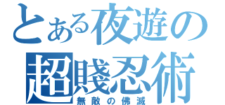 とある夜遊の超賤忍術（無敵の佛滅）