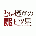 とある煙草の赤七ツ星（セッターリアルリッチ）