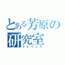 とある芳原の研究室（ラビリンス）