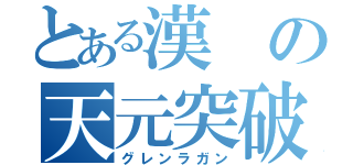 とある漢の天元突破（グレンラガン）