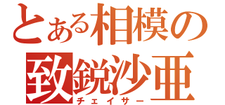 とある相模の致鋭沙亜（チェイサー）