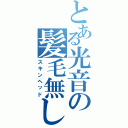 とある光音の髪毛無し（スキンヘッド）