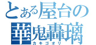 とある屋台の華鬼轟璃（カキゴオリ）