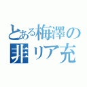 とある梅澤の非リア充（）