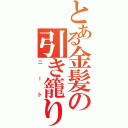 とある金髪の引き籠り（ニート）