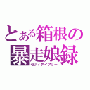 とある箱根の暴走娘録（セリィダイアリー）